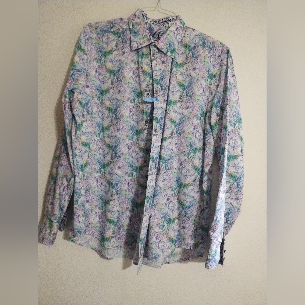 Robert Graham Mens Long Sleeve Shirt  XL